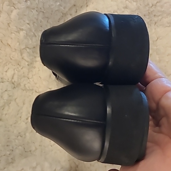 SALVATORE FERRAGAMO Black Seila Shoes Size 5 B - Picture 7 of 9